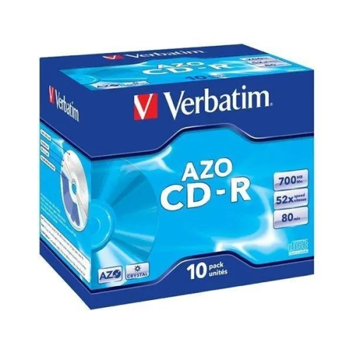 CD-R Verbatim 700mb jewel case + canon