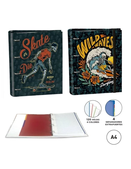 Carpeta Ringbook Senfort Radikal A4 surtidas