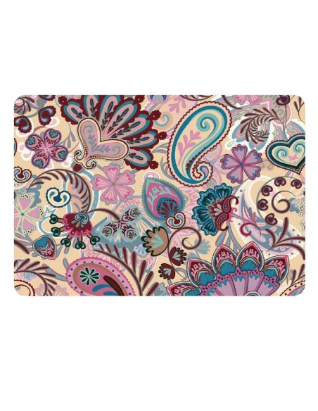 Vade sobremesa 35x40 Paisley rosa