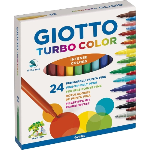 Rotuladores Giotto 24 colores surtidos