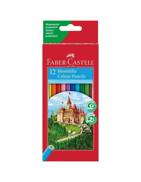 Lapices de colores Faber Castell 12 unidades
