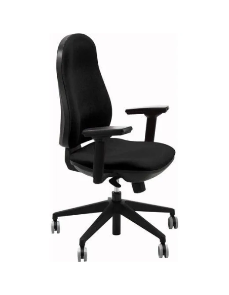 Silla de oficina ergonómica  syncro negra
