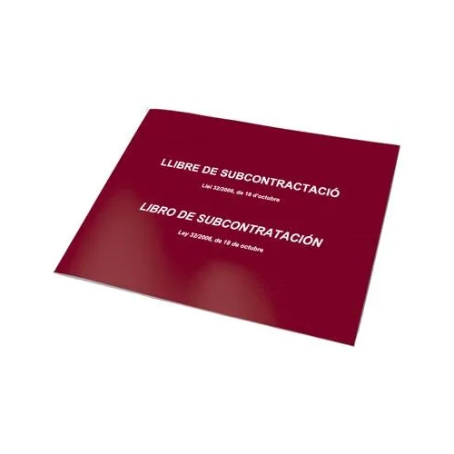 Libro de Subcontratación Catalán