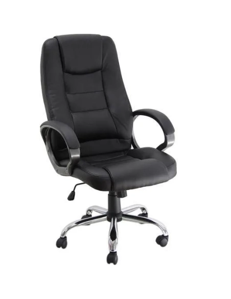 Sillón ejecutivo símil piel con brazos