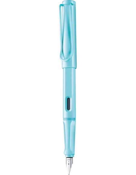 Pluma Lamy Safari azul pastel brillante