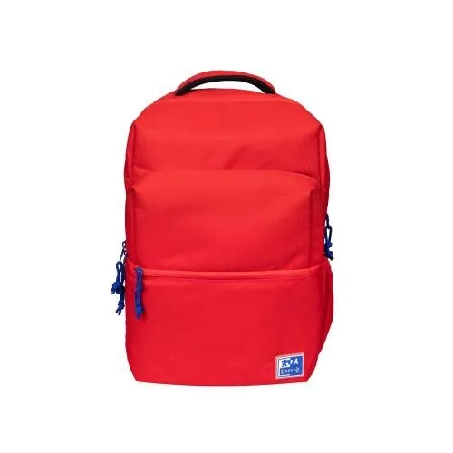 Mochila escolar Oxford B-Ready RPET roja