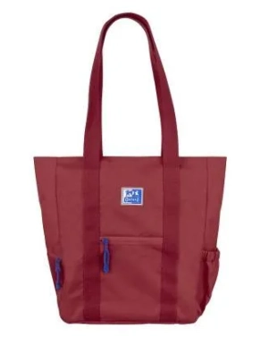 Bolso escolar Tote bag B-Trendy RPET Oxford burdeos