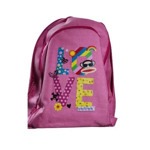 Mochila escolar Paul Frank rosa