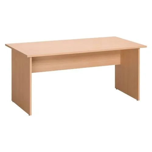 Mesa escritorio de  madera 160cm patas rectas haya