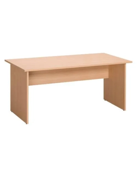 Mesa escritorio de  madera 120cm patas rectas haya