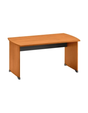 Mesa oficina madera Quarta Plus patas rectas 140x80 Aliso