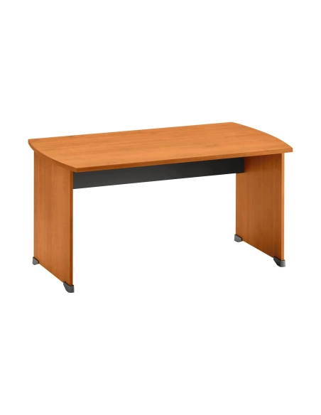 Mesa oficina madera Quarta Plus patas rectas 160x80 Aliso