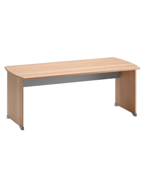 Mesa oficina madera Quarta Plus patas rectas 160x80 haya