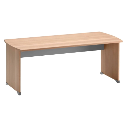 Mesa oficina madera Quarta Plus patas rectas 160x80 haya