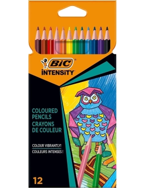Lapices de colores bic Intensity caja 12 unidades