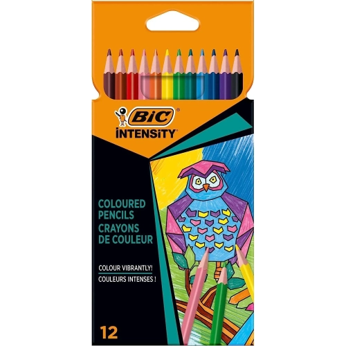 Lapices de colores bic Intensity caja 12 unidades