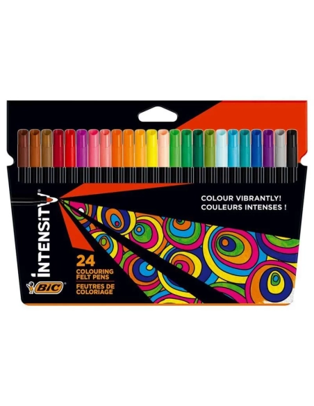 Rotuladores Bic intensity caja 24 unidades