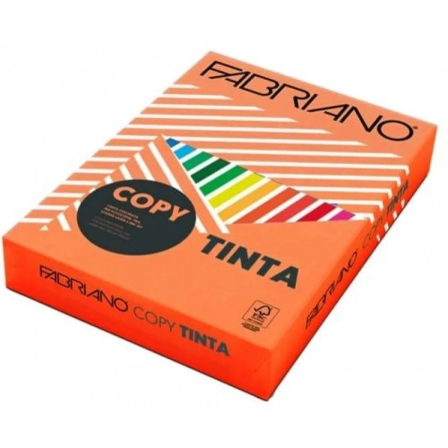 Papel color naranja intenso 80 gramos A4 500 hojas