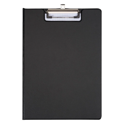 Portabloc portapapeles con tapa A4 PVC rigido negro