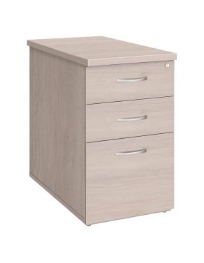 Cajonera oficina 3 cajones altura Mesa fondo 60 roble gris