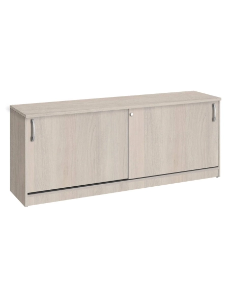 Armario bajo arcon aparador roble gris excellens