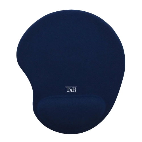 Alfombrilla ratón con reposamuñecas de gel ergonómica azul