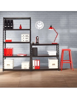 Estanteria metálica 97 cm con estantes metalicos  sin borde