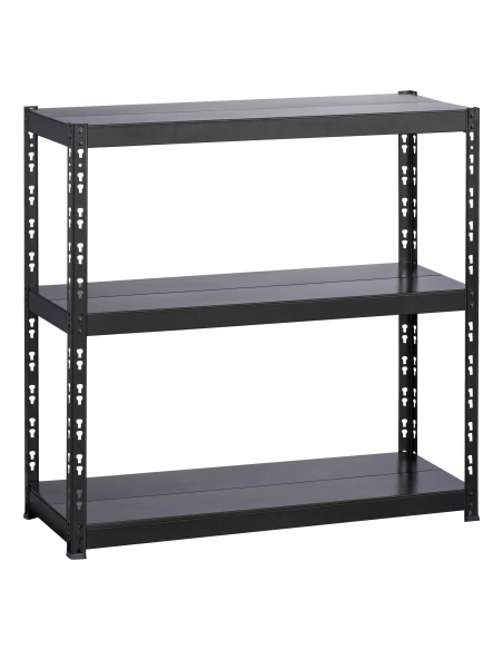 Estanteria metálica 97 cm con estantes metalicos  sin borde