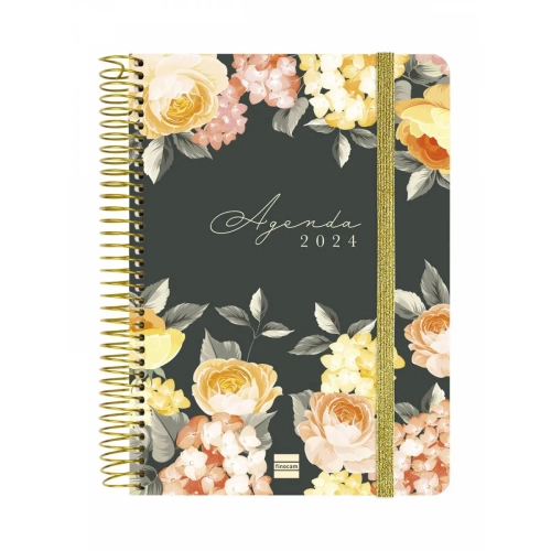 Agenda anual Finocam Cloe E/10 dia por pagina roja