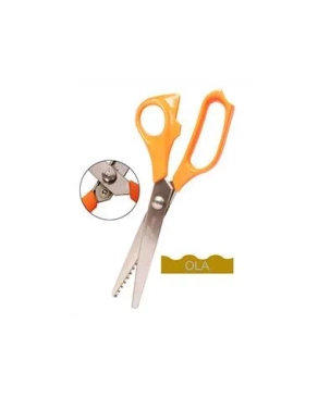 Tijera metálica corte en forma de ola