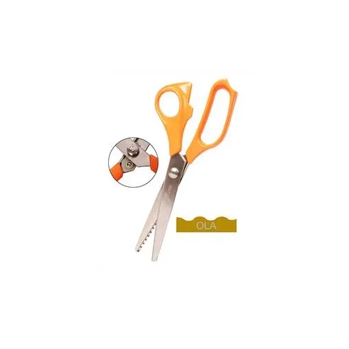 Tijera metálica corte en forma de ola