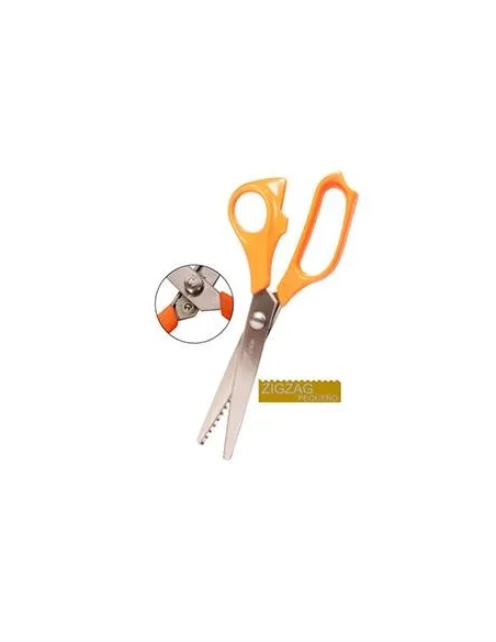 Tijera metálica corte en forma de ZigZag
