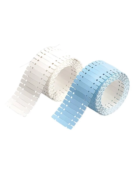 Grapas de papel blancas rollo de 900 unidades