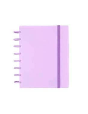 Cuaderno Ingeniox hojas extraíbles A4 cuadriculado malva