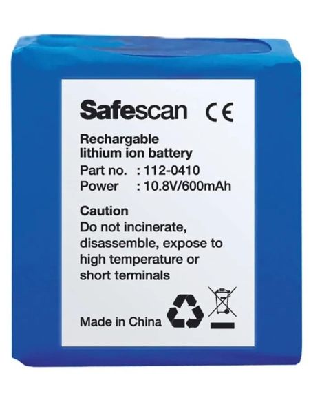 Batería Safescan detector billetes falsos