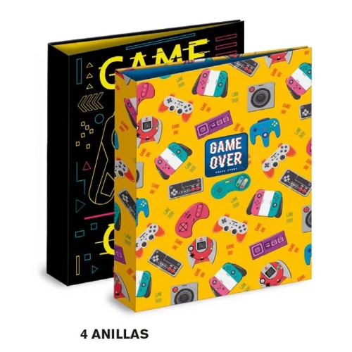 Carpeta 4 anillas folio Senfort Gamer