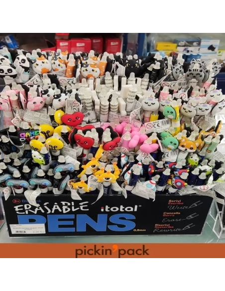 Boligrafo borrable de punta retractil i Drink