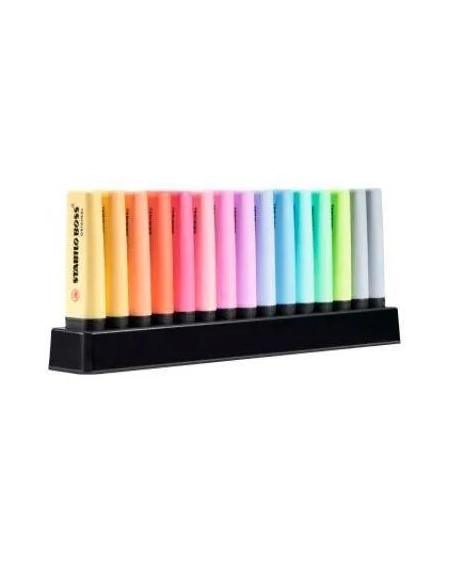 Fluorescente Stabillo Boss 15 marcadores surtidos pastel
