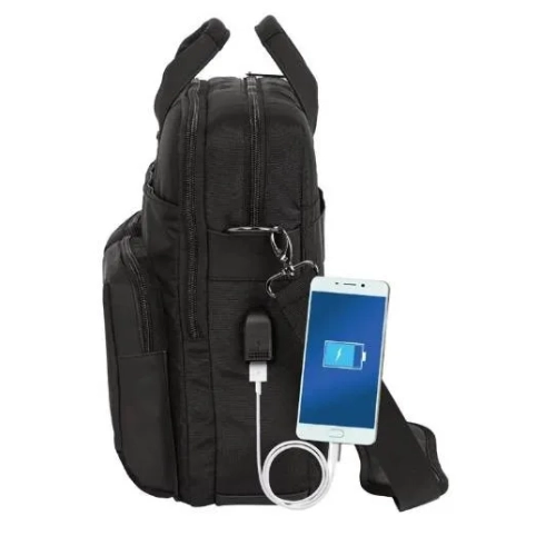 Maletin para portatil 15,6" con bolsillo tablet negro