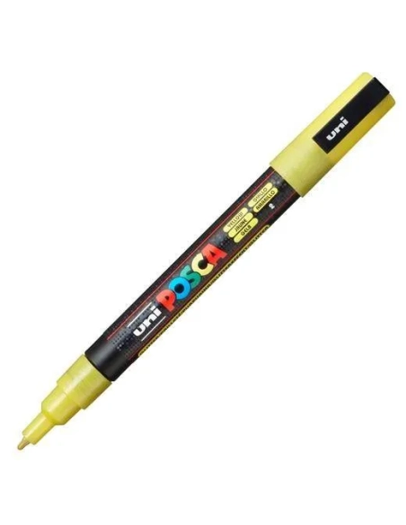 Posca PC-3ML rotulador purpurina amarillo