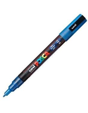 Posca PC-3ML rotulador purpurina azul