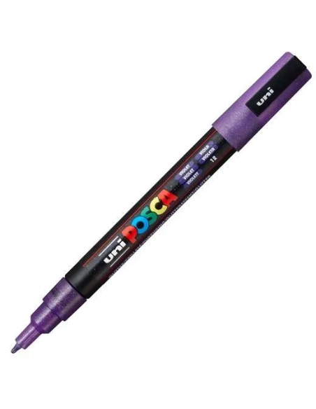 Posca PC-3ML rotulador purpurina violeta