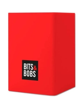 Cubilete de silicona Bits Bobs portalapices rojo