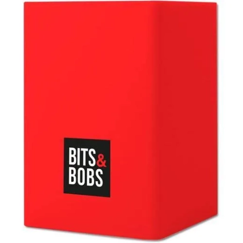 Cubilete de silicona Bits Bobs portalapices rojo