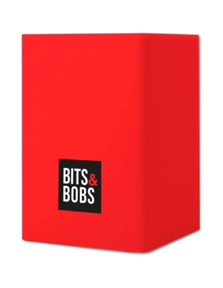 Cubilete de silicona Bits Bobs portalapices rojo