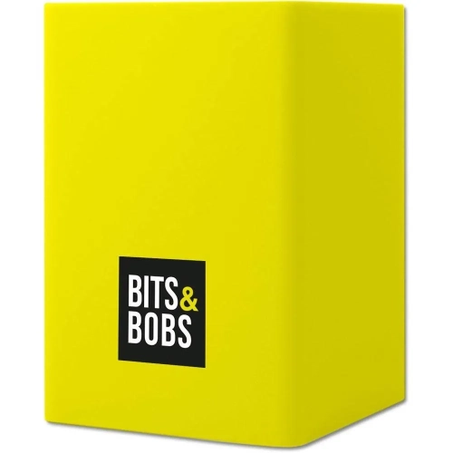Cubilete de silicona Bits Bobs portalapices amarillo neón