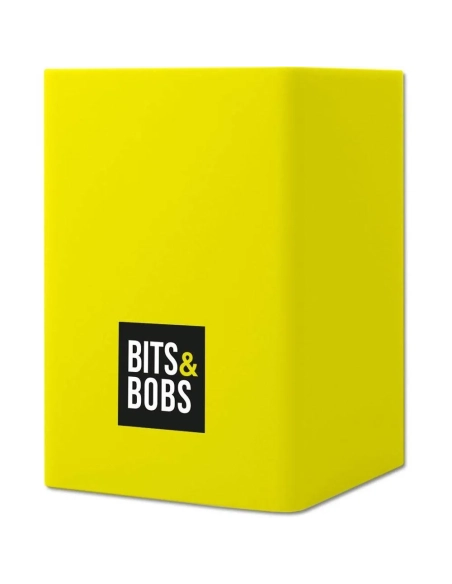 Cubilete de silicona Bits Bobs portalapices amarillo neón