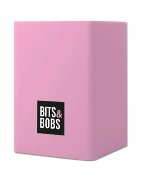 Cubilete de silicona Bits Bobs portalapices rosa