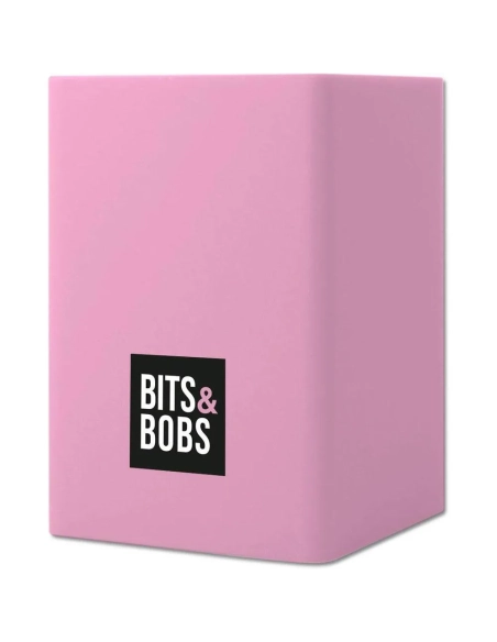 Cubilete de silicona Bits Bobs portalapices rosa