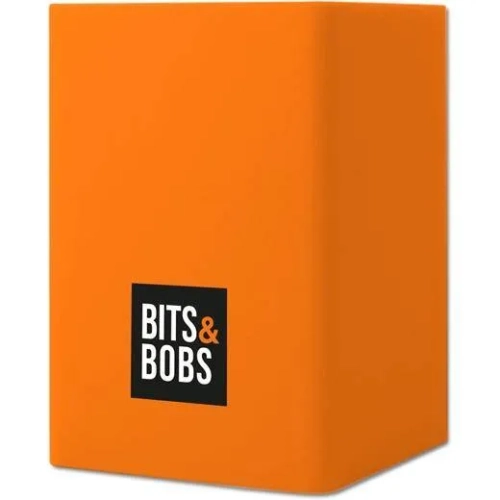 Cubilete de silicona Bits Bobs portalapices naranja